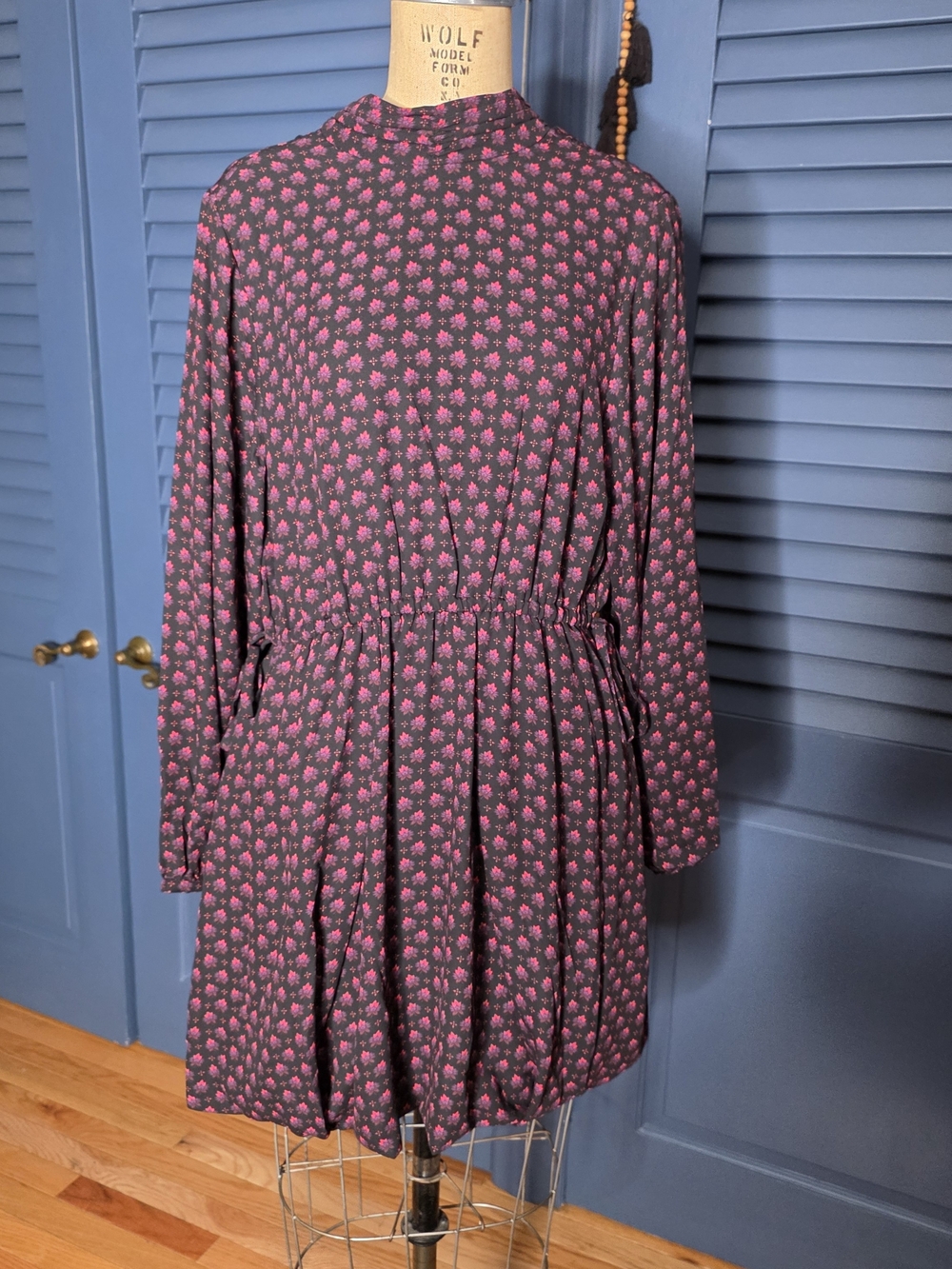 Title:
NWT Derek Lam 10 Crosby Alex Bubble Hem Dress Geo Star Black Multi 10